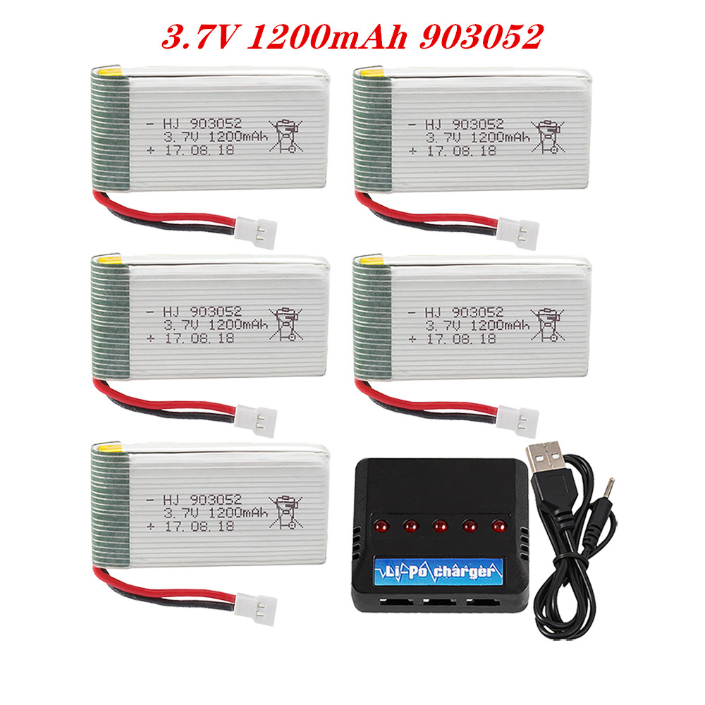 Lipo Battery Charger - ชุดชาร์จแบตเตอรี่ Lipo 903052 mAh 3.7V 1200mAh
