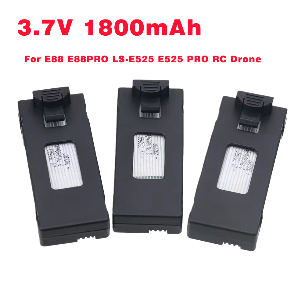 Drone Ls Rc - 3.7V 1800 มิลลิแอมป์แบตเตอรี่โดรน RC อุปกรณ์เสริมสำหรับ E88