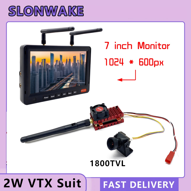Drone Rc With Camera - SLONWAKE 5.8G 2W VTX FPV กล้อง