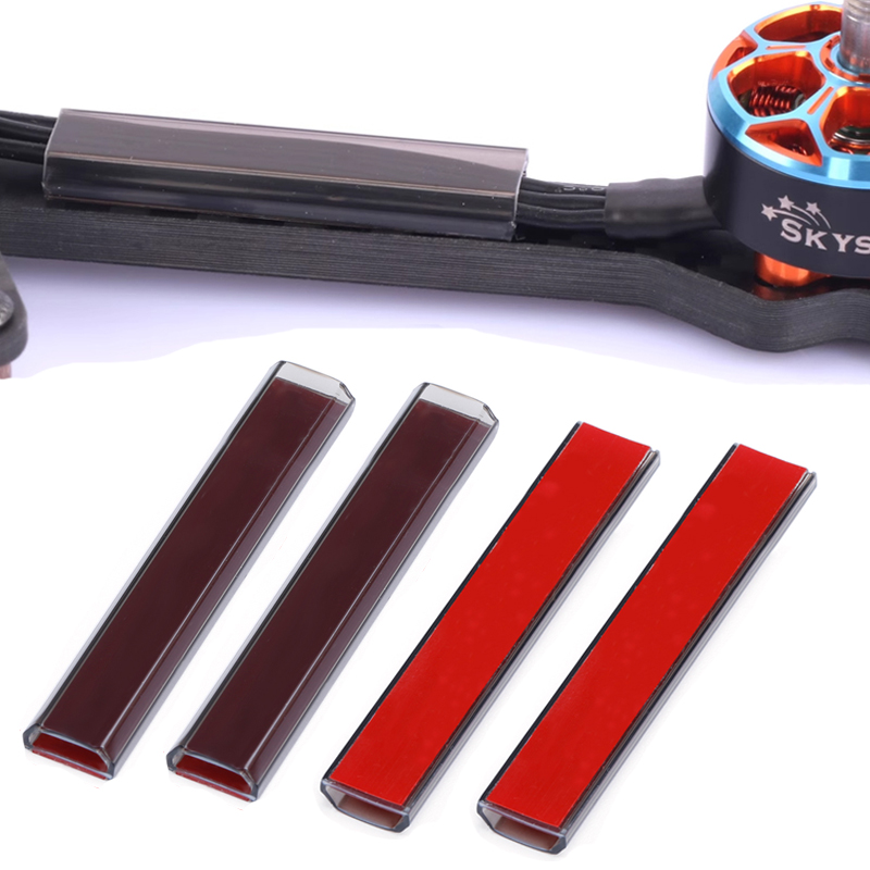 Drone Rc Cover - 4pcs RC มอเตอร์ไร้แปรงสายไฟป้องกันหลอดลวดโล่ยาว 45 มม.55 มม.65