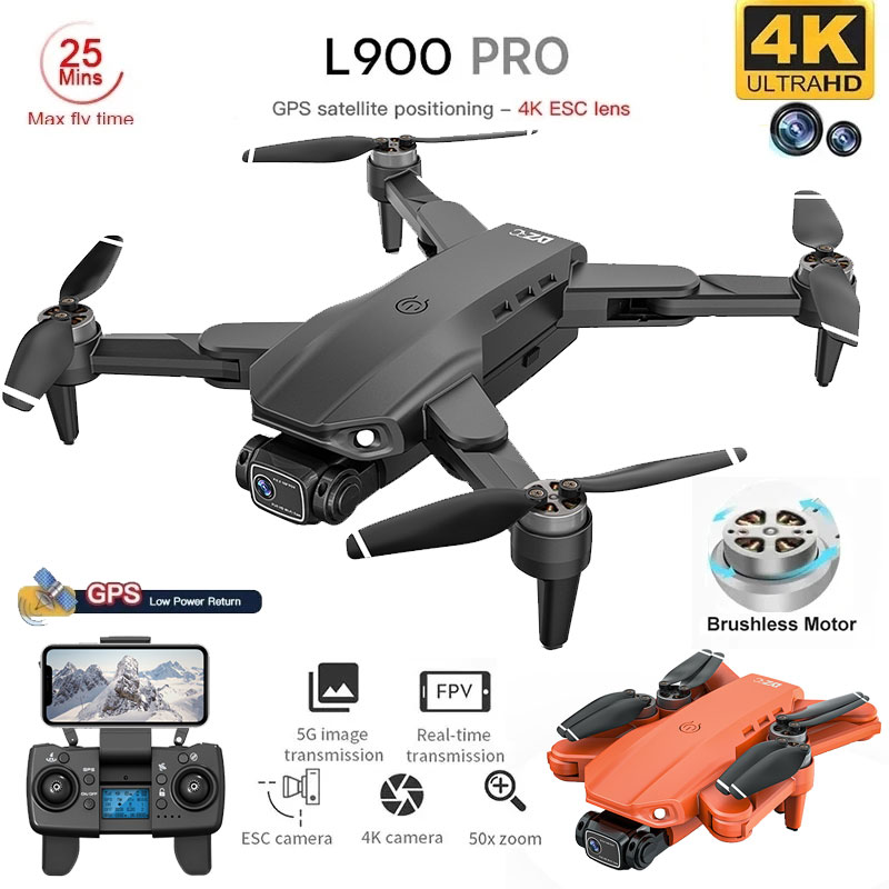 Drone Rc Foldable - โดรน4K L900โปร GPS โดรน4K กล้อง HD