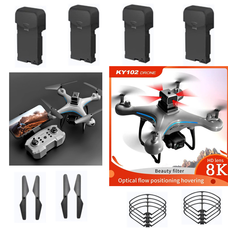 Drone Ky102 Rc - KY102 RC Drone 3.7V 1800Mahแบตเตอรี่/ใบพัดKY102 Droneแบตเตอรี่KY102