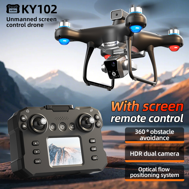 Drone Ky102 Rc - KY102 MAX Drone HD Dual กล้องควบคุม