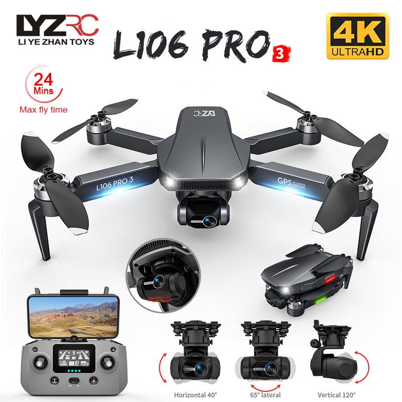 Drone Rc Foldable - L106 Pro 3 Drone 5G WIFI