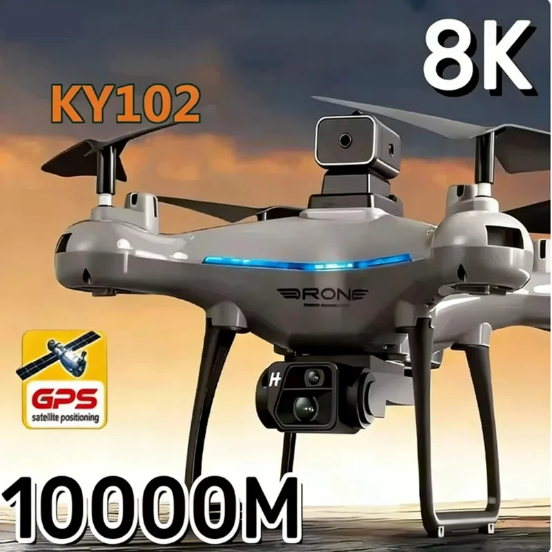 Drone Ky102 Rc - โดรน 2026 KY102 8k HD ถ่ายภาพทางอากาศ