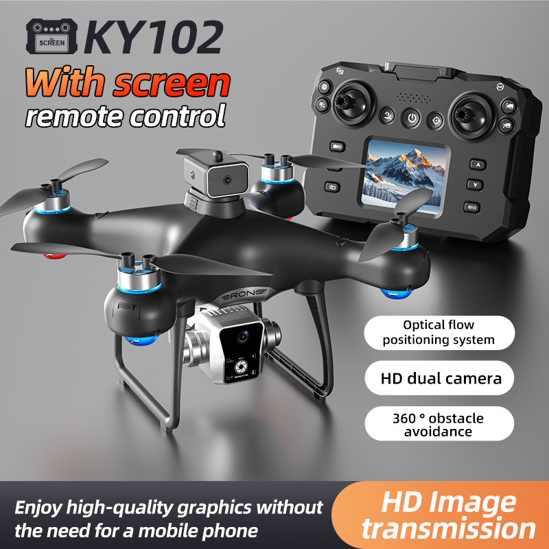 Drone Ky102 Rc - โดรน KY102 รุ่นใหม่ พร้อมหน้าจอ กล้อง 8K