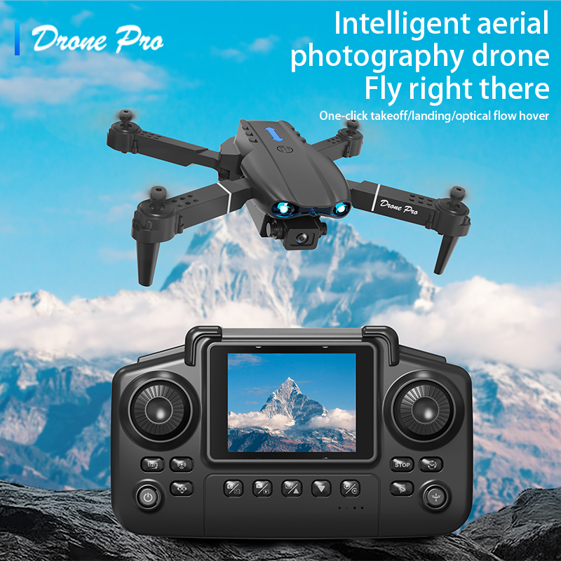 Drone Rc Foldable - E99 Airหน้าจอควบคุมDrone Professionalกว้างRC Dron HD 4Kกล้องพับเฮลิคอปเตอร์เครื่องบินQuadcopter