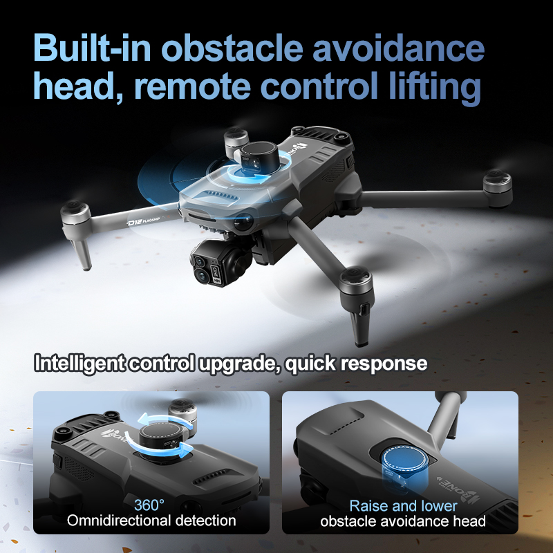โดรนควอดคอปเตอร์ 8K 3 แกนกันสั - Drone Rc App บทวิจารณ์และราคา