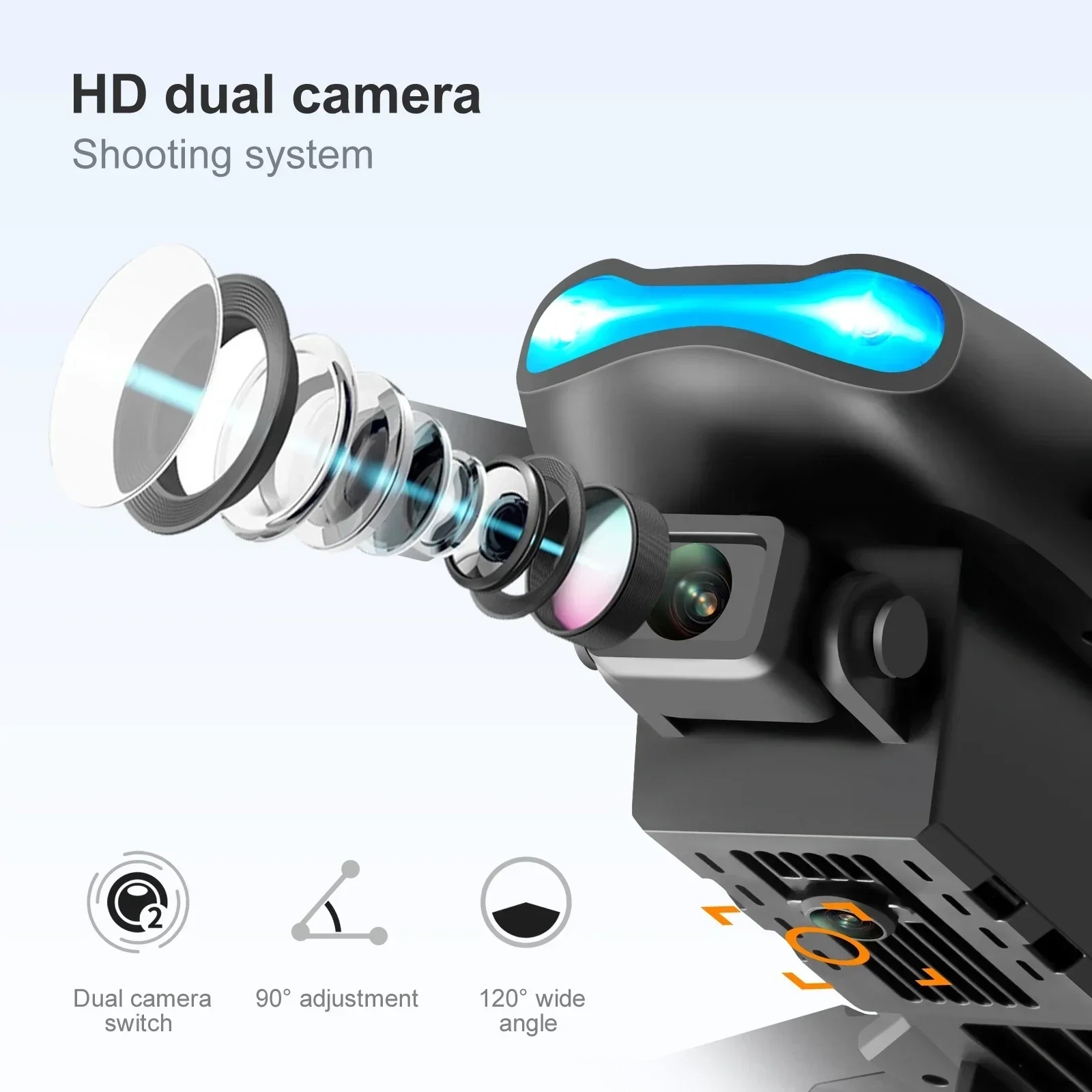 โดรนรุ่นใหม่ E99 Pro HD 4K กล้ - Drone Rc Foldable บทวิจารณ์และราคา