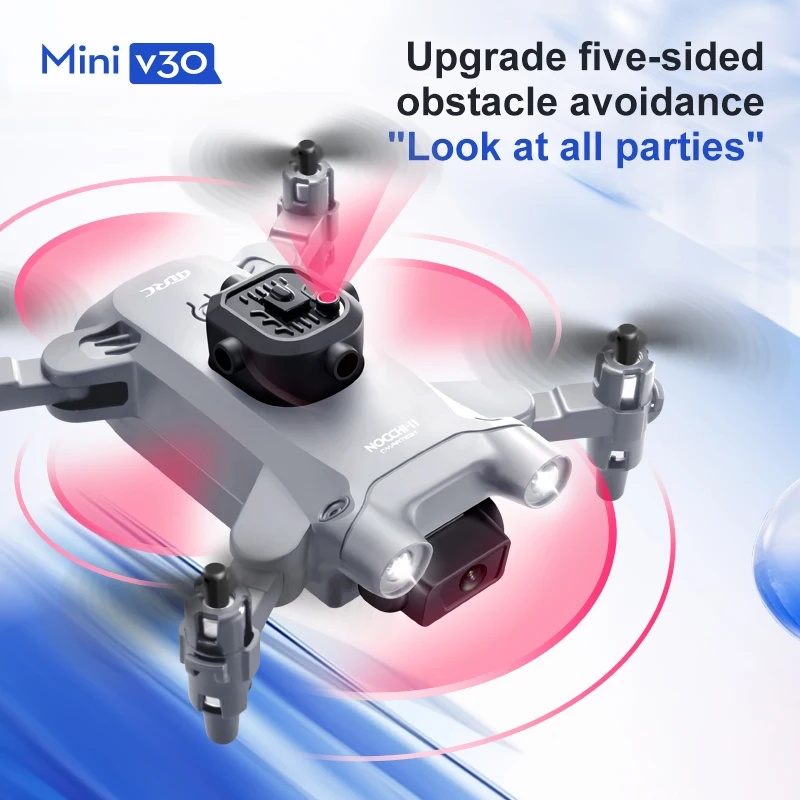 มินิ V30 WiFi พร้อมกล้องคู่ 4K - Drone Rc Foldable บทวิจารณ์และราคา