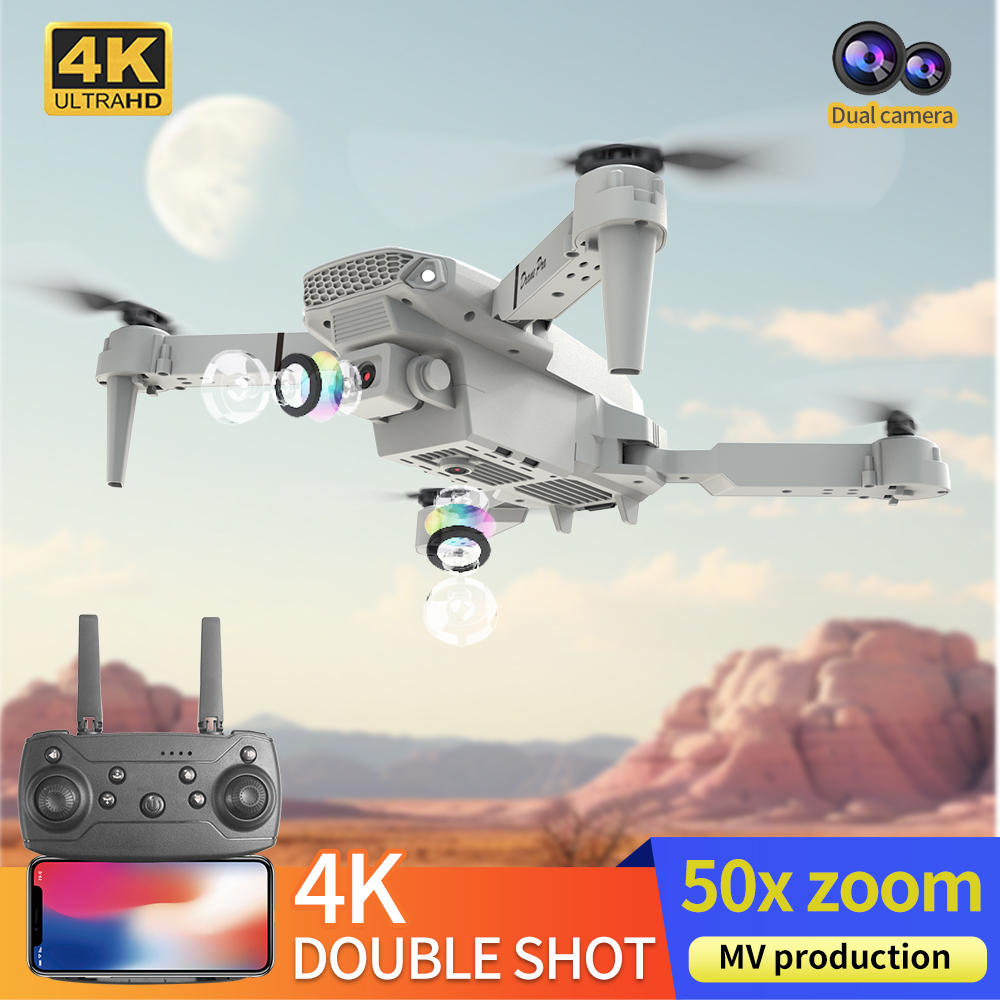 โดรนรุ่นใหม่ E88 ปี 2026 ระดับ - Drone Rc Foldable บทวิจารณ์และราคา