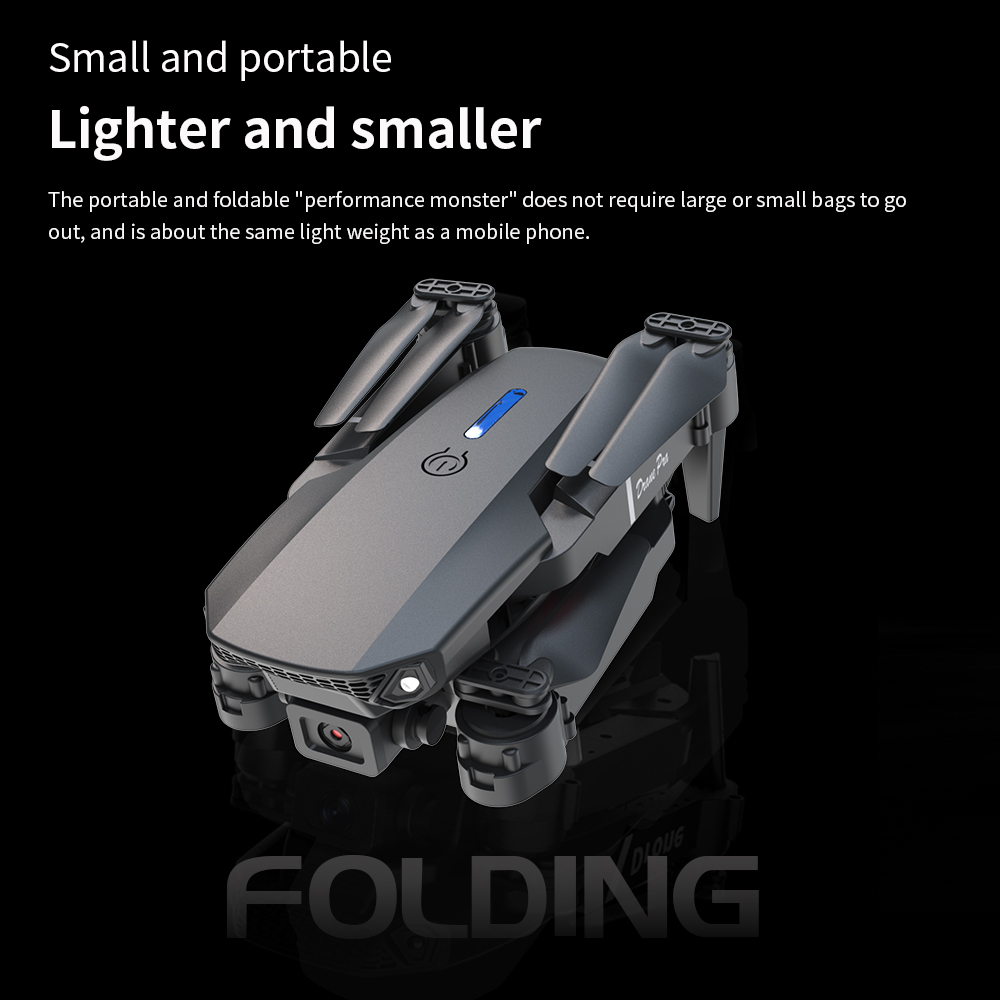 โดรนรุ่นใหม่ E88 ปี 2026 ระดับ - Drone Rc Foldable บทวิจารณ์และราคา