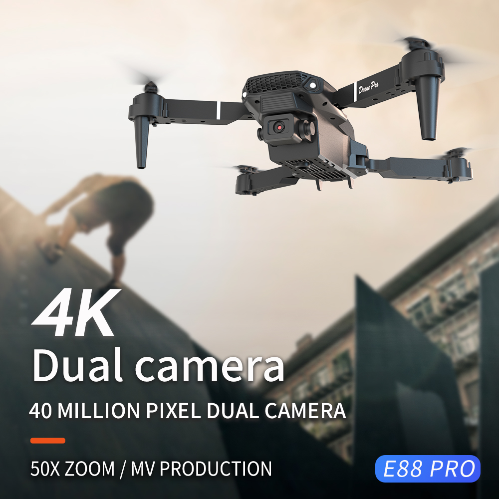 โดรนรุ่นใหม่ E88 ปี 2026 ระดับ - Drone Rc Foldable บทวิจารณ์และราคา