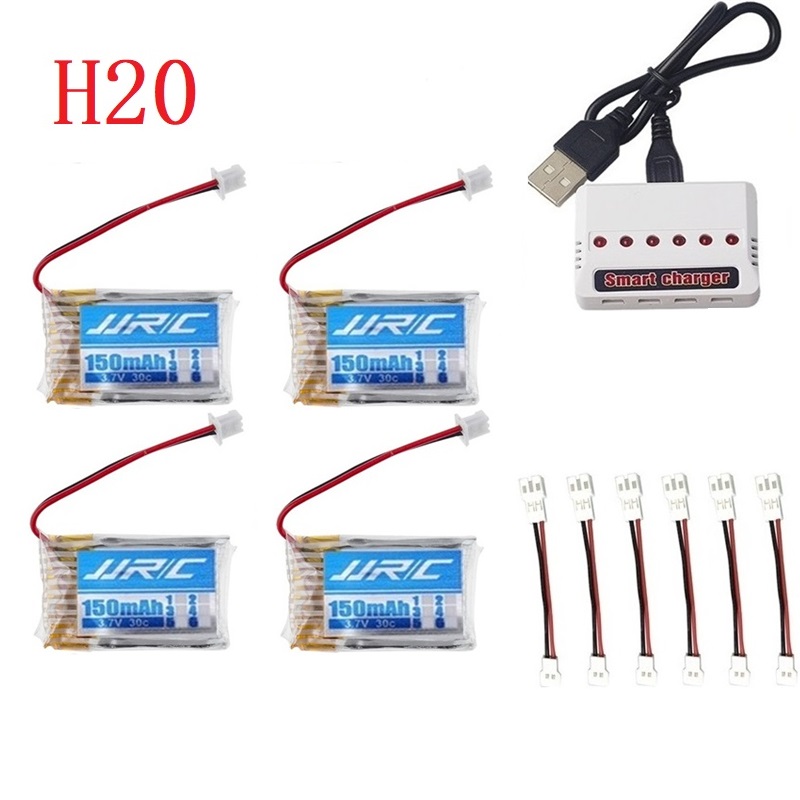 แบตเตอรี่แท้ JJRC H20 3.7V 150 - Lipo Battery Charger บทวิจารณ์และราคา