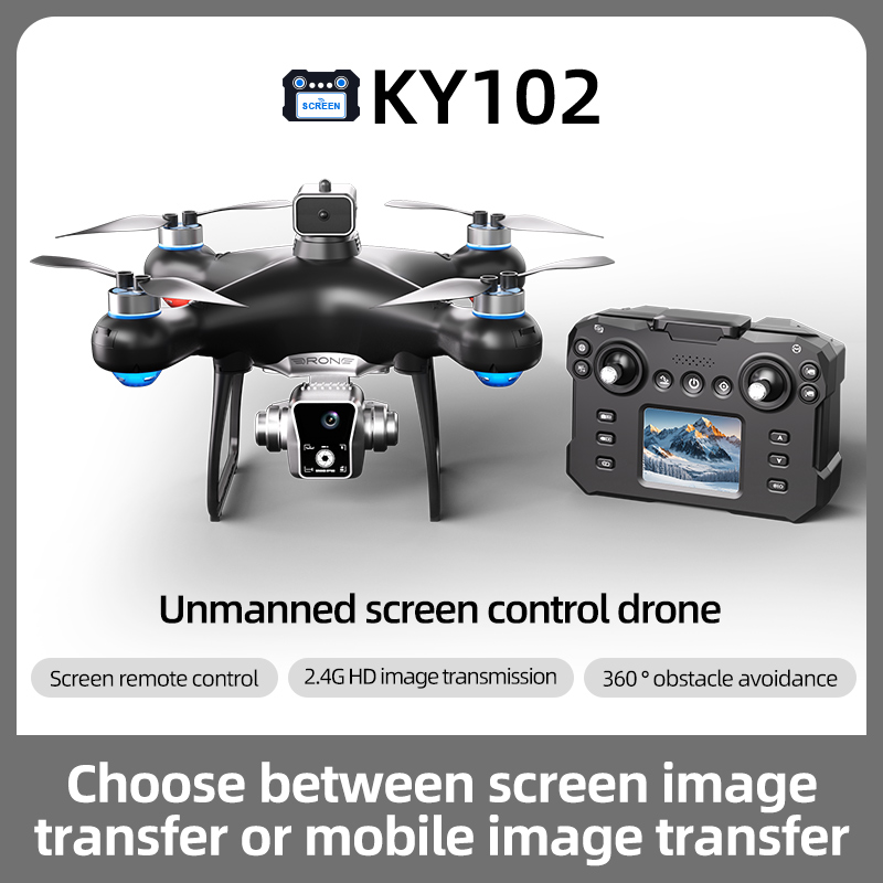 2025 ใหม่K102 หน้าจอควบคุมรุ่น - Drone Ky102 Rc บทวิจารณ์และราคา