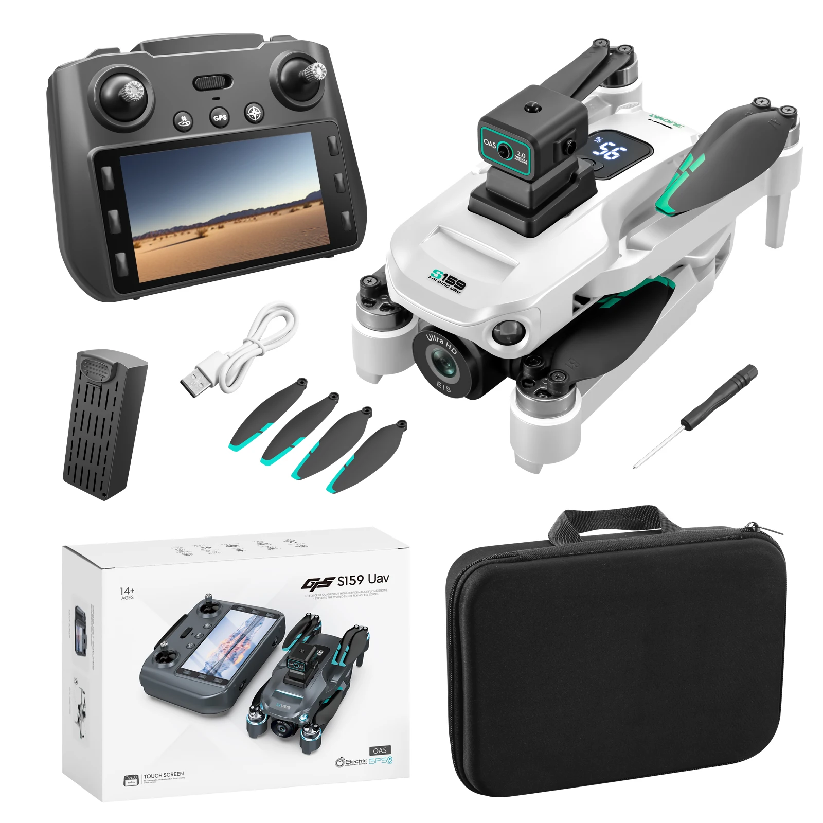 Professional S159 GPS Drone พร - Drone Rc Gps S159 บทวิจารณ์และราคา