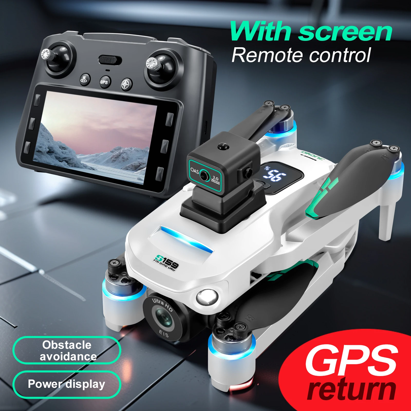 Professional S159 GPS Drone พร - Drone Rc Gps S159 บทวิจารณ์และราคา