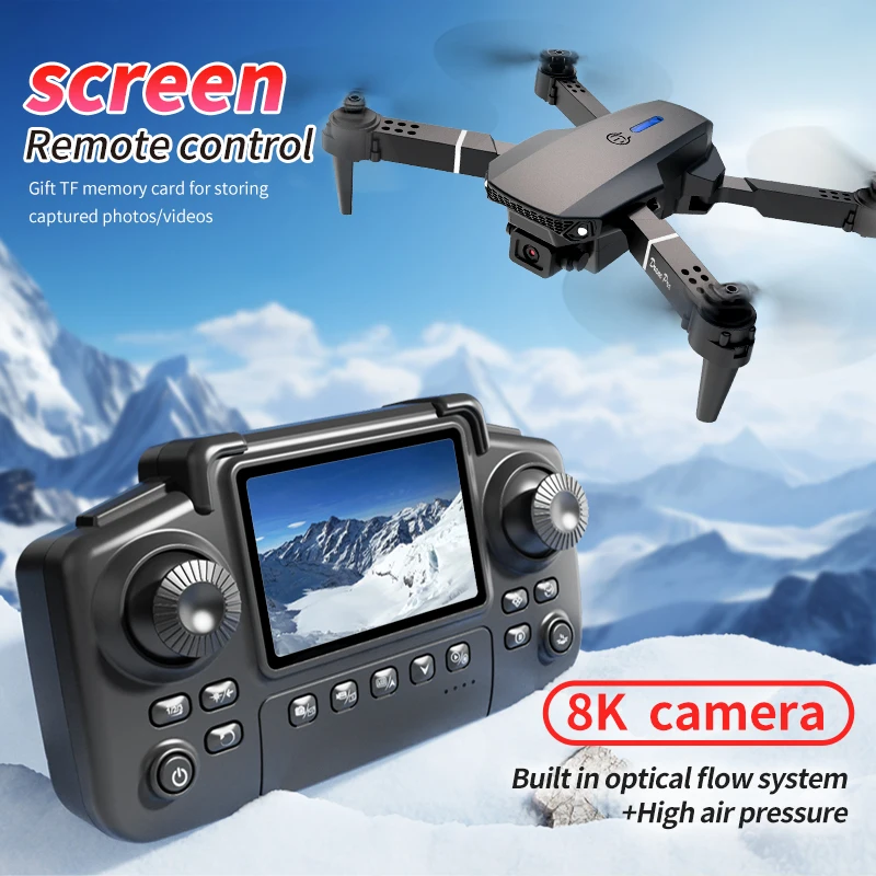Professional E88 PRO Drone หน้ - Drone Rc Foldable บทวิจารณ์และราคา