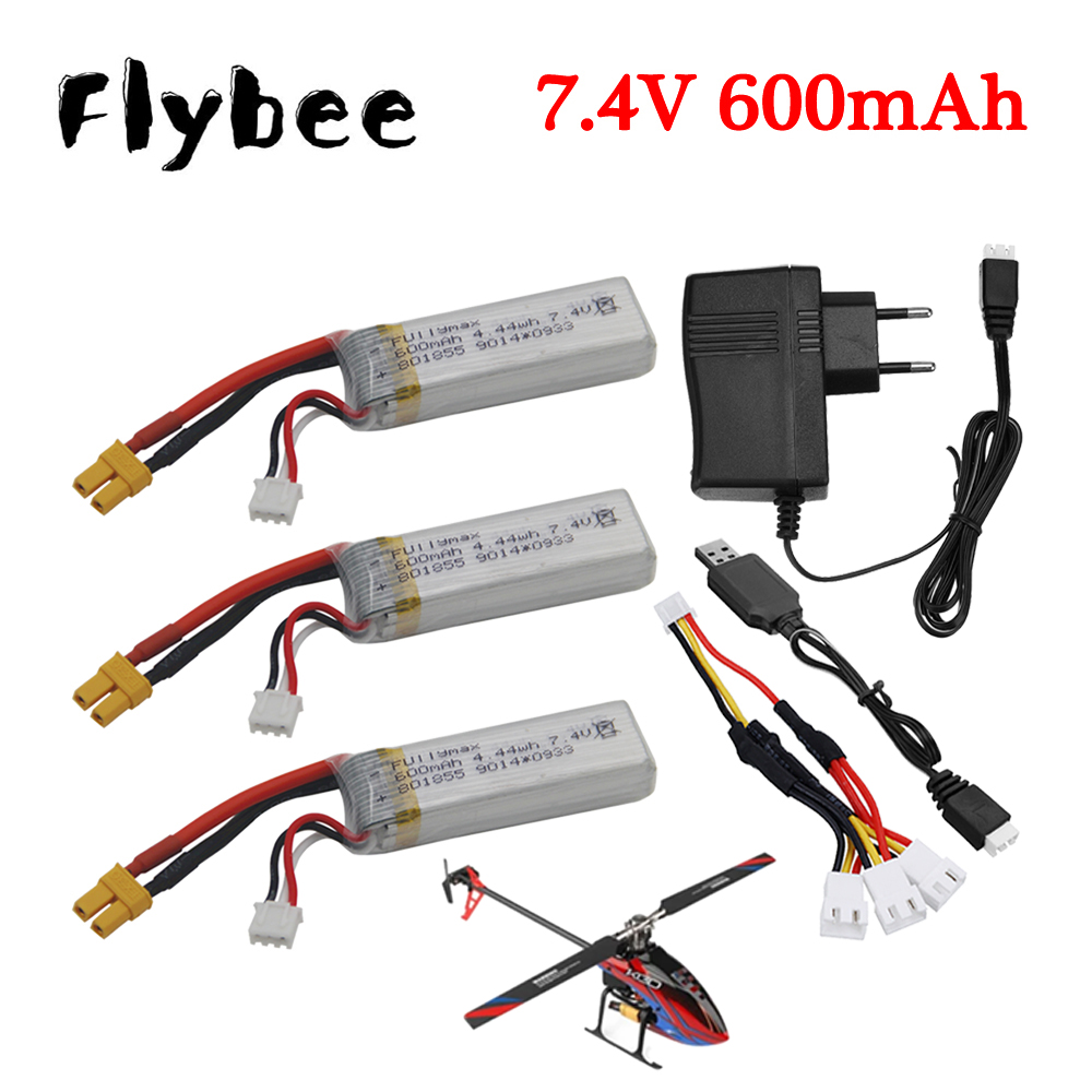 7.4V 600mAh แบตเตอรี่ Lipo + ช - Lipo Battery Charger บทวิจารณ์และราคา