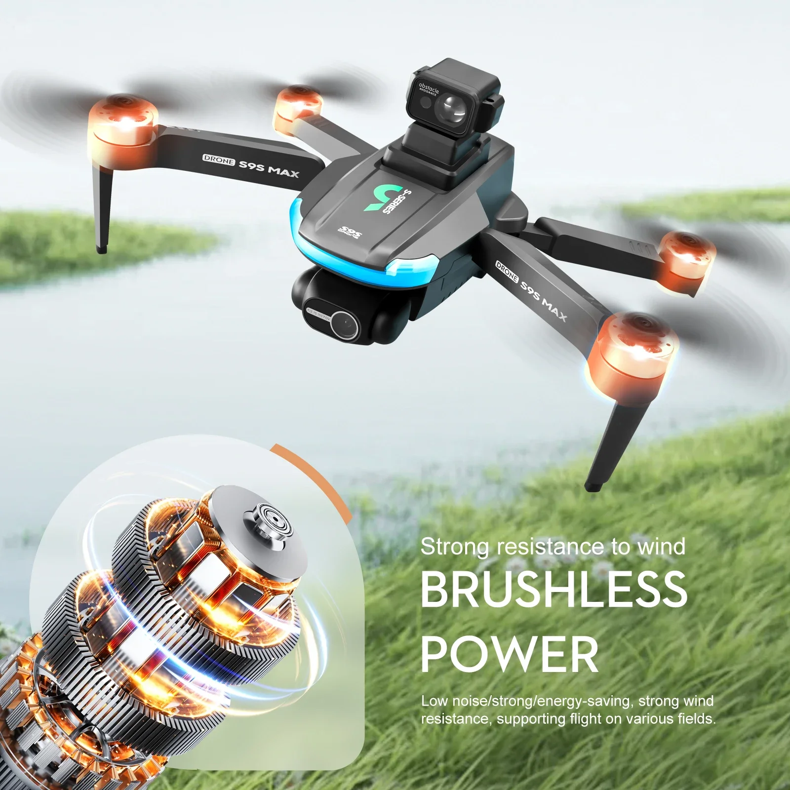 ใหม่S9S MAX MINI Drone 4K 2 แก - Drone Rc App บทวิจารณ์และราคา