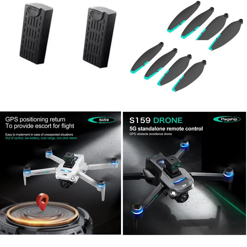 แบตเตอรี่โดรน S159 อุปกรณ์เสริ - Drone Rc Gps S159 บทวิจารณ์และราคา