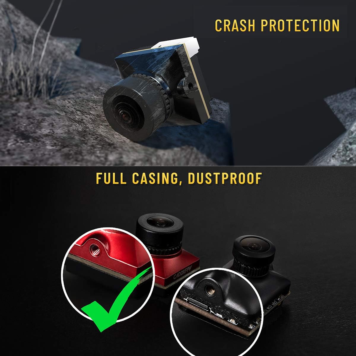 CADDX ไมโคร FPV กล้อง Ratel 2  - Drone Rc With Camera บทวิจารณ์และราคา