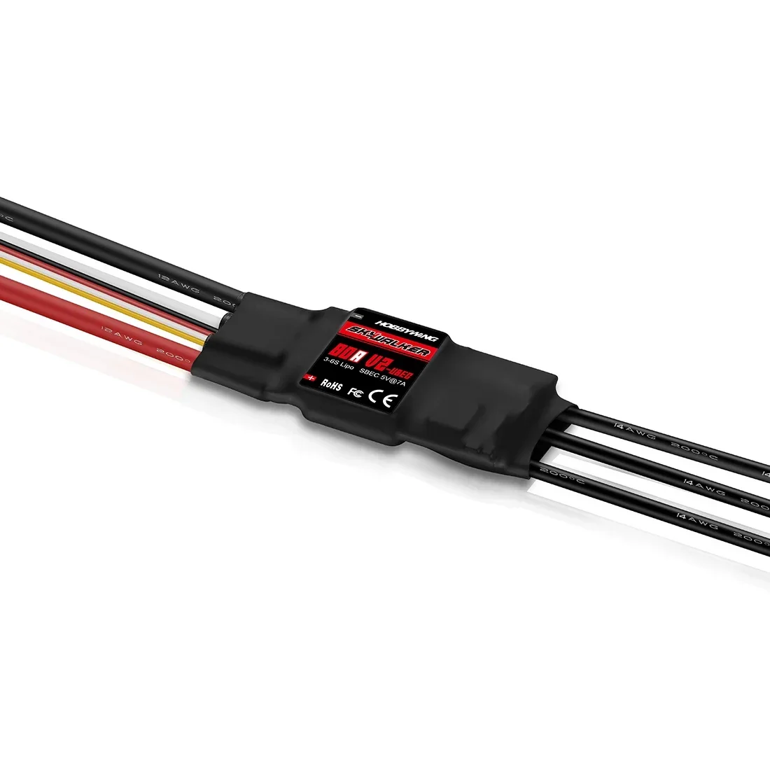 Hobbywing Skywalker ชุด V2 80A - Drone Rc Quadcopter Controller บทวิจารณ์และราคา