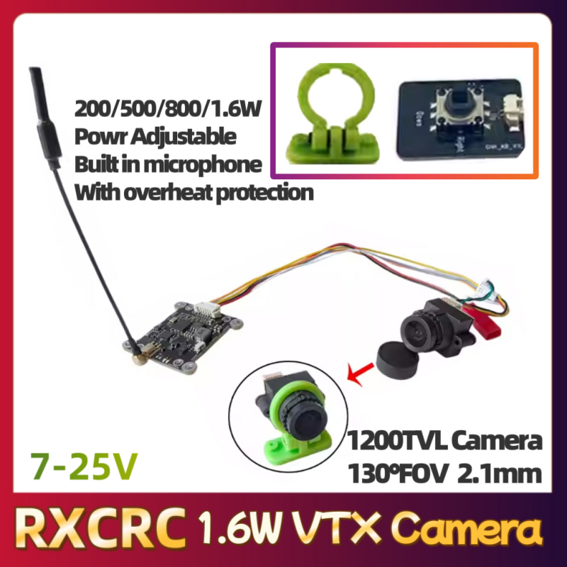 โมดูล RXCRC 5.8G 48CH 1.6W VTX - Drone Rc With Camera บทวิจารณ์และราคา