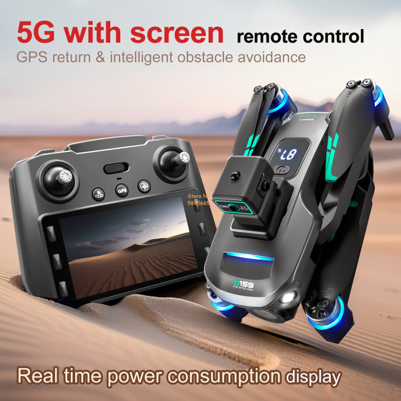 8K กล้องคู่ 5G WIFI FPV รีโมทค - Drone Rc App บทวิจารณ์และราคา