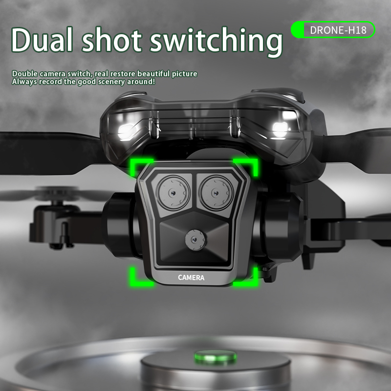 H18‑2 โดรน RC พับได้ กล้องคู่  - Drone Rc Foldable บทวิจารณ์และราคา
