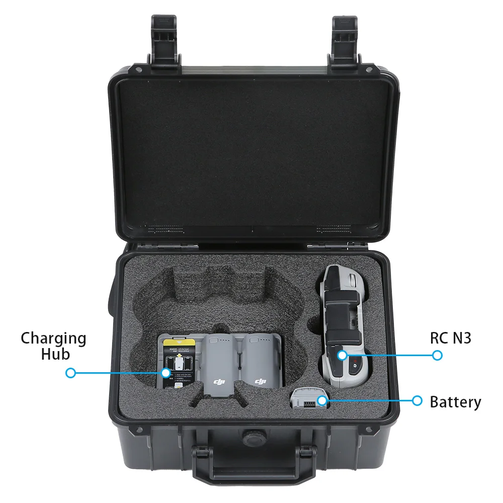 กล่องนิรภัยแบบพกพาสำหรับ DJI N - Drone Rc Cover บทวิจารณ์และราคา