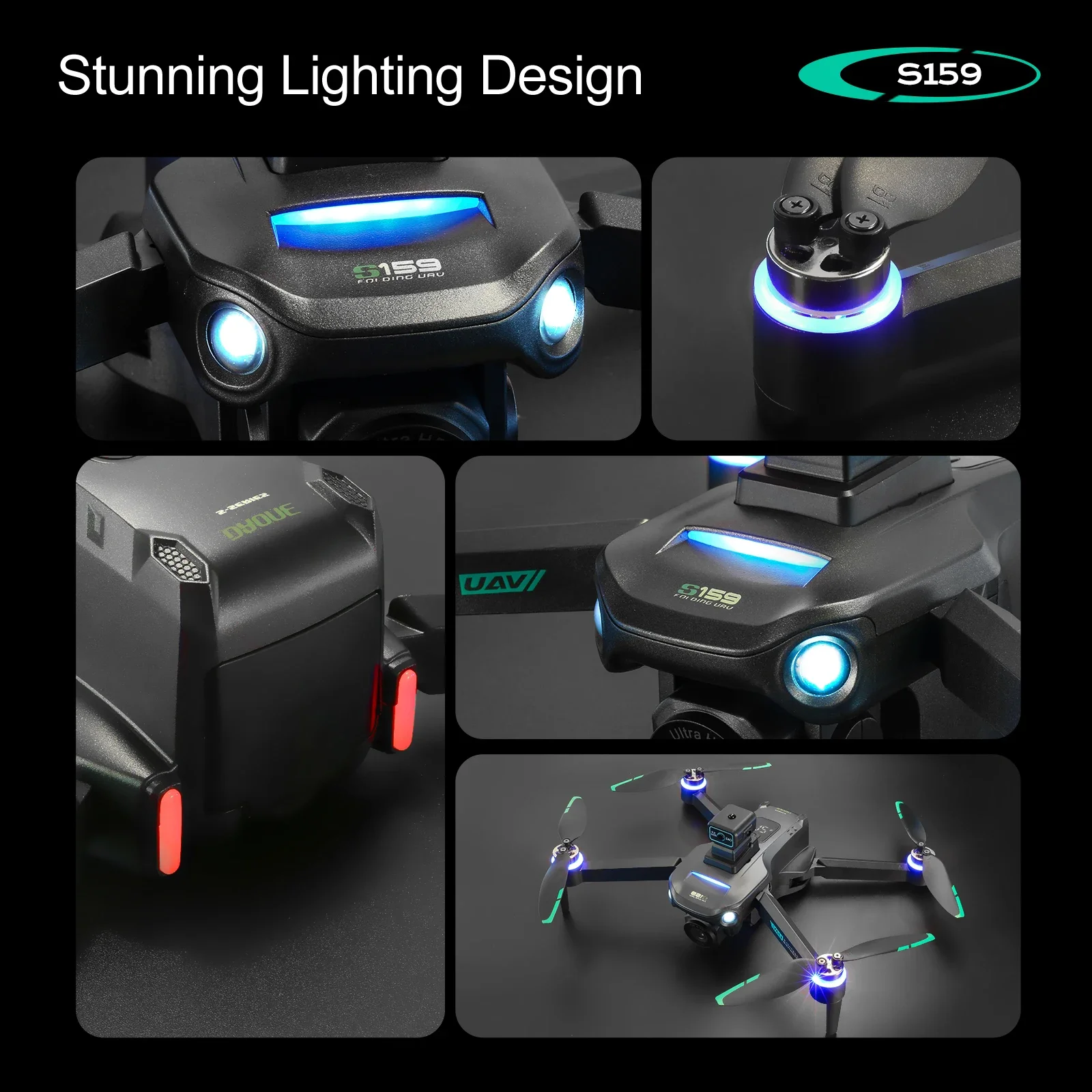 โดรน S159 GPS ระดับมืออาชีพ กล - Drone Rc Gps S159 บทวิจารณ์และราคา