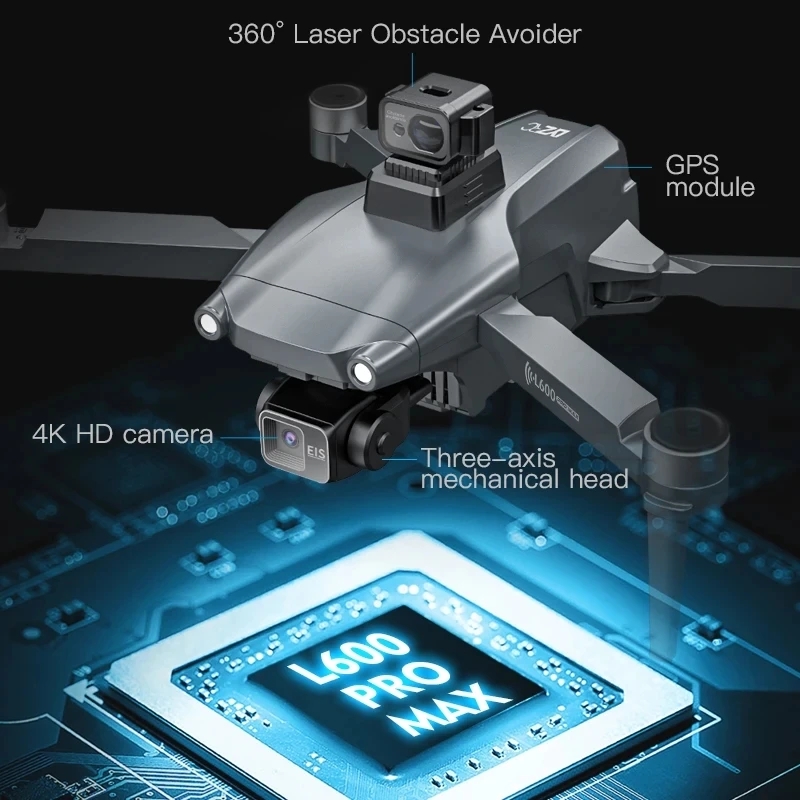 L600 PRO MAX GPS Drone Profess - Drone Rc App บทวิจารณ์และราคา