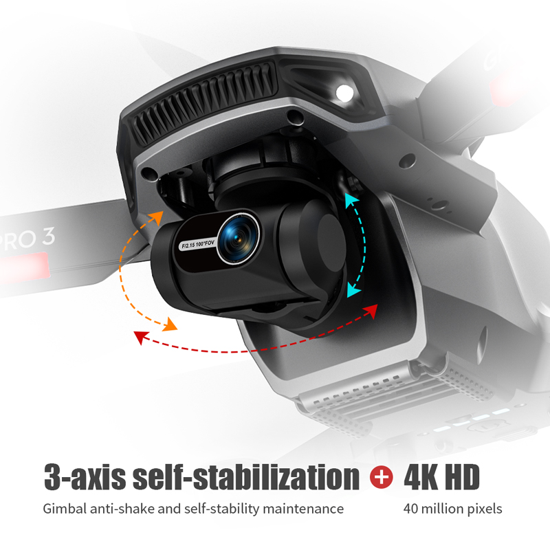 L106 Pro 3 Drone 5G WIFI FPV G - Drone Rc Foldable บทวิจารณ์และราคา