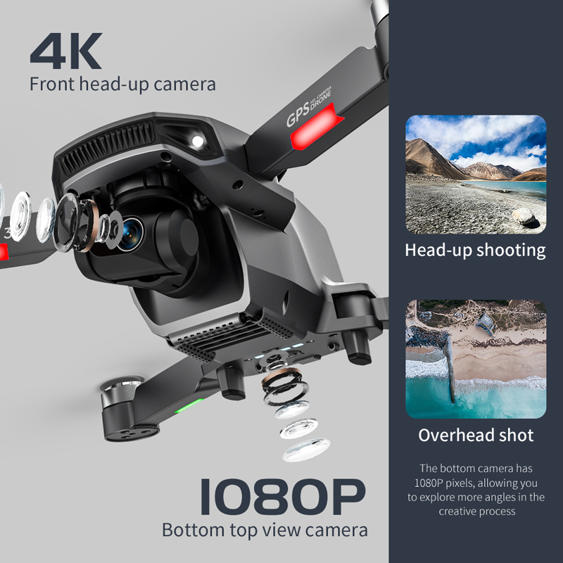 L106 Pro 3 Drone 5G WIFI FPV G - Drone Rc Foldable บทวิจารณ์และราคา