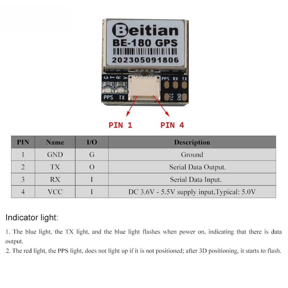 1/2/5PCS Beitian BE-180 โมดูล  - Gps Module Drone บทวิจารณ์และราคา