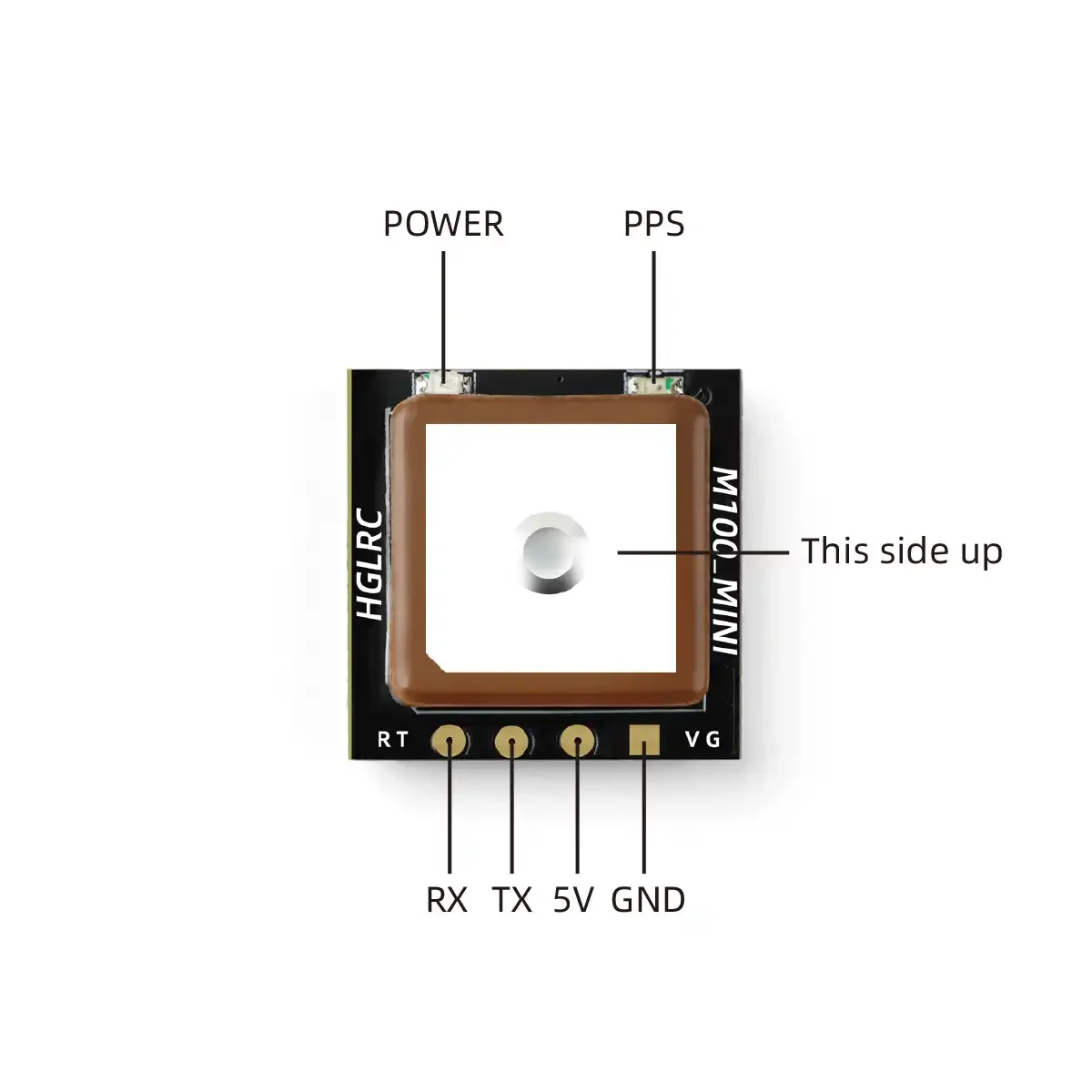 HGLRC M100 MINI GPS โมดูล M10  - Gps Module Drone บทวิจารณ์และราคา