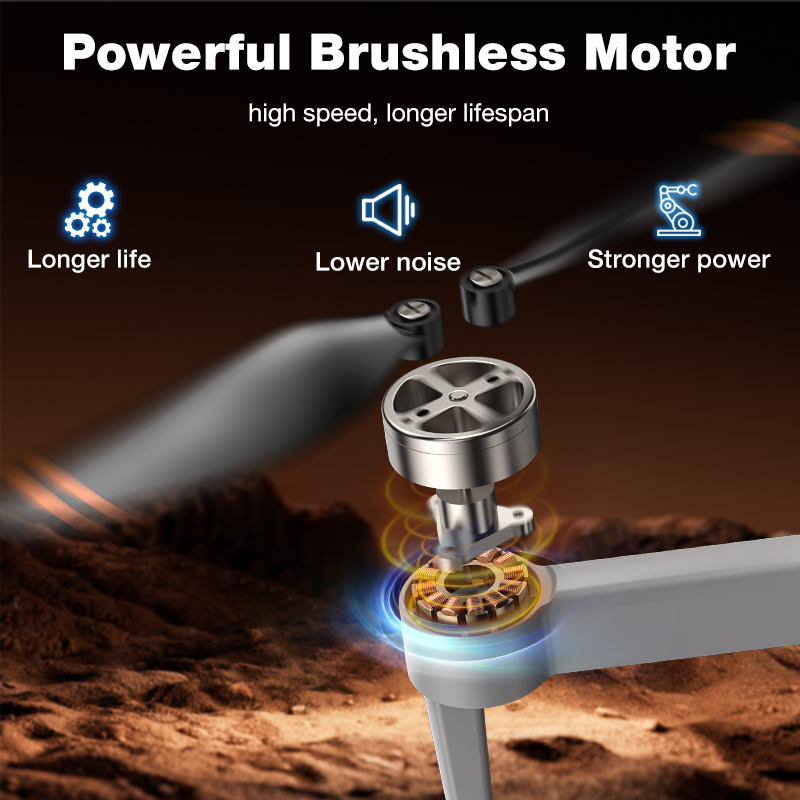 โดรนรุ่นใหม่ L017 Pro Brushles - Drone Rc Foldable บทวิจารณ์และราคา