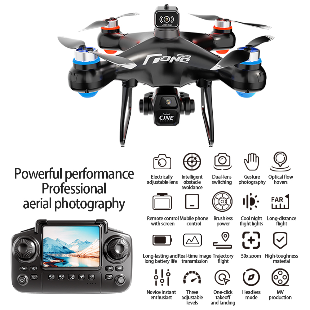 E55 Air หน้าจอควบคุม Drone Pro - Drone Rc Foldable บทวิจารณ์และราคา